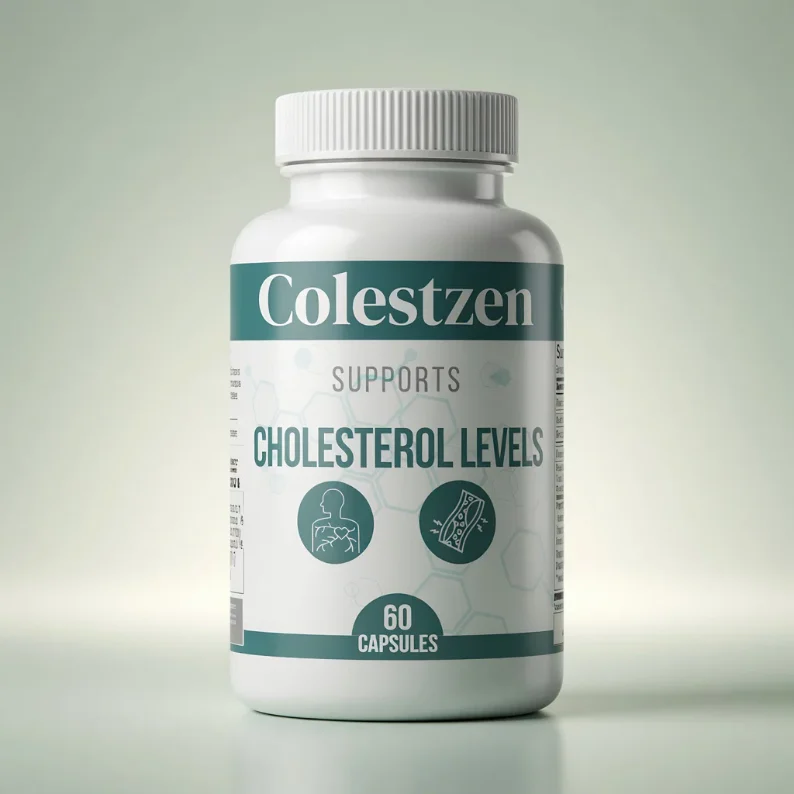 ColestZen cholesterol support bottle with 60 capsules