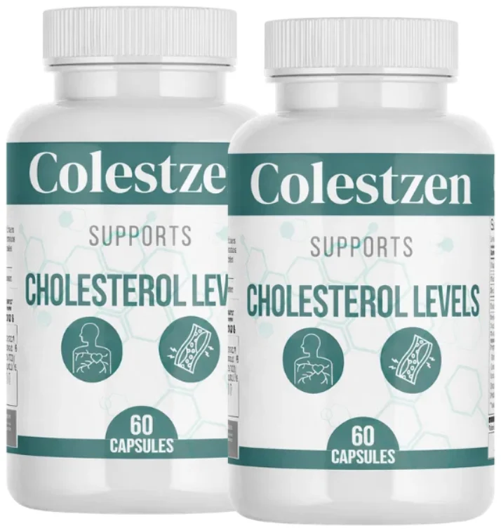 Two bottles of ColestZen, 60 capsules each